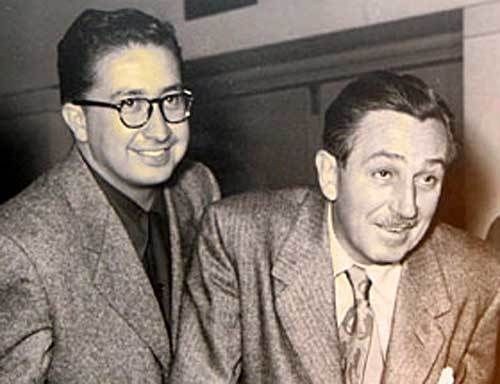 X Atencio and Walt Disney circa 1954