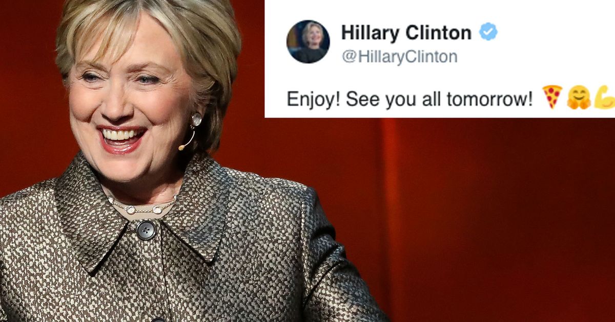 Hillary Clinton Sends Pizza To Fans Camping Out Overnight For Her Book Signing Huffpost Uk Comedy 7657