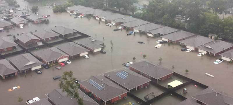 Aerial footage of Texas post-Harvey from Texas Military Dept. rescue crew.