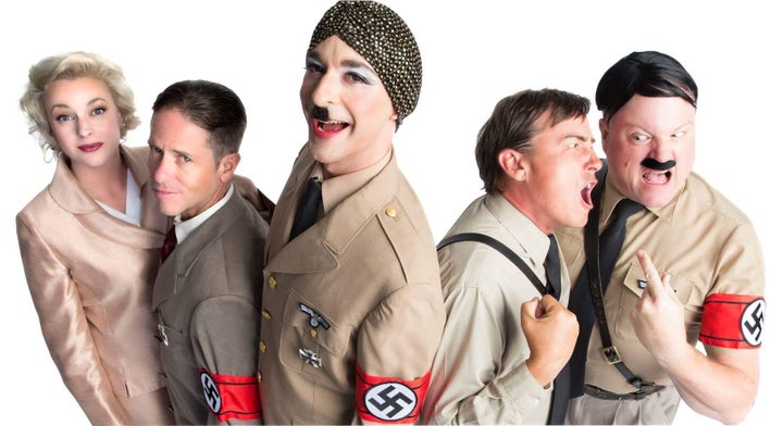 The cast of Hitler in the Green Room 