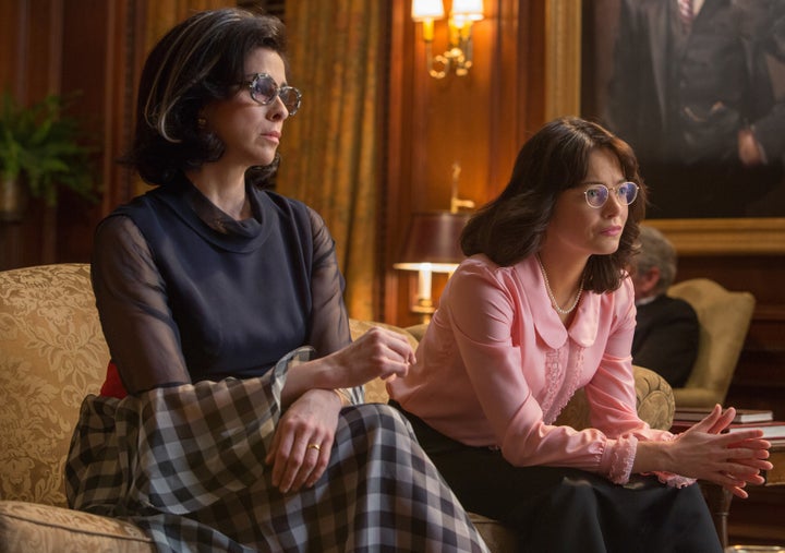 Sarah Silverman and Emma Stone star in "Battle of the Sexes."