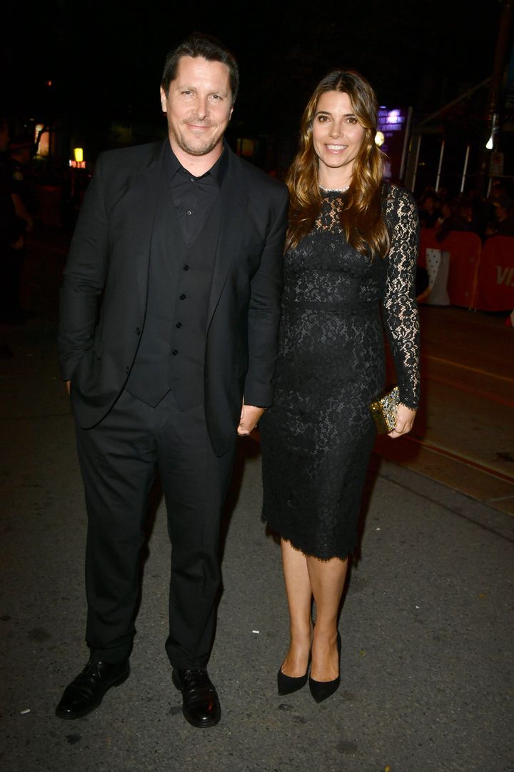 Bale and his wife Sibi Blazic at the "Hostiles" premiere at TIFF on Sept. 11, in Toronto, Canada. 