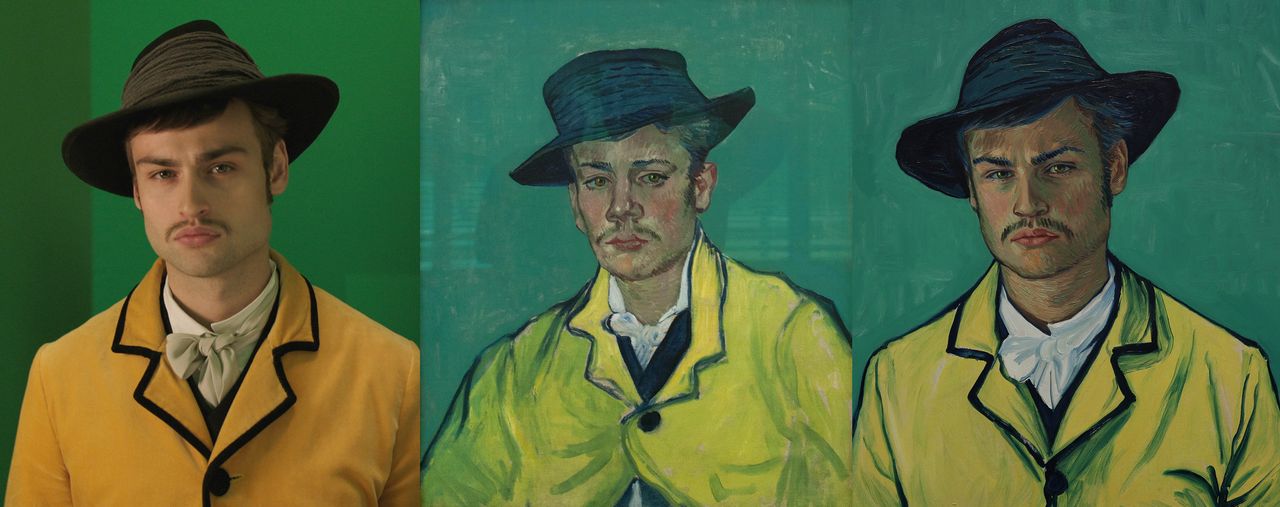 Douglas Booth as Armand Roulin. "'Loving Vincent' follows the journey of Armand Roulin, son to Postman Joseph Roulin. In the film Armand’s father sends him to deliver a letter to Vincent’s brother Theo, after hearing that Vincent shot himself. Armand arrives in Paris only to find that Theo is dead, too. He is drawn into the mystery of Vincent’s death, as he finds out more about Vincent’s amazing life and seeks out the truth about his death," a description on the website for "Loving Vincent" reads. "Vincent painted Armand three times, and his portrait of Armand Roulin in a yellow jacket is the one from which we took a lead for 'Loving Vincent.'"