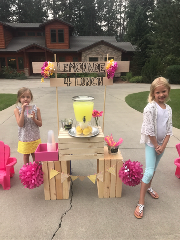 Six-year-old Amiah Van Hill has started a lemonade stand to help pay off lunch debt at an Idaho school district.