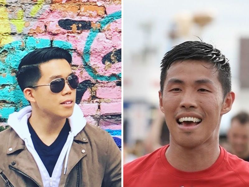 Phillip Cheng, left, and Kai Ng, right, share many similarities as Chinese-American immigrants, but grew up in contrasting communities.