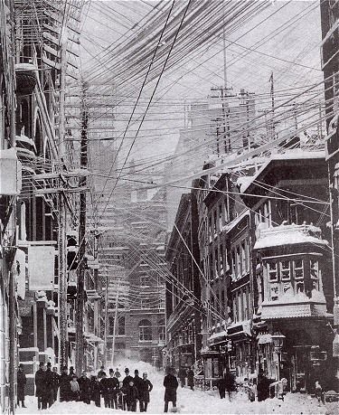 New York City after the Blizzard of 1888