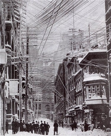 New York City after the Blizzard of 1888