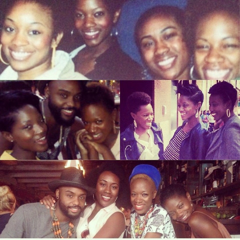 Brianna with friends from Clarke Atlanta University. She described them as her "greatest support."