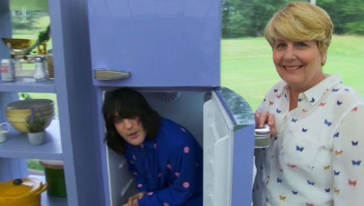 'Bake Off' hosts Noel Fielding and Sandi Toksvig gag didn't go down well with viewers.
