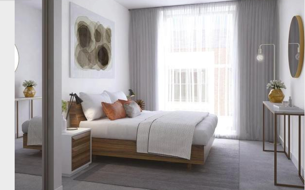 <strong>The flat also has two bedrooms </strong>