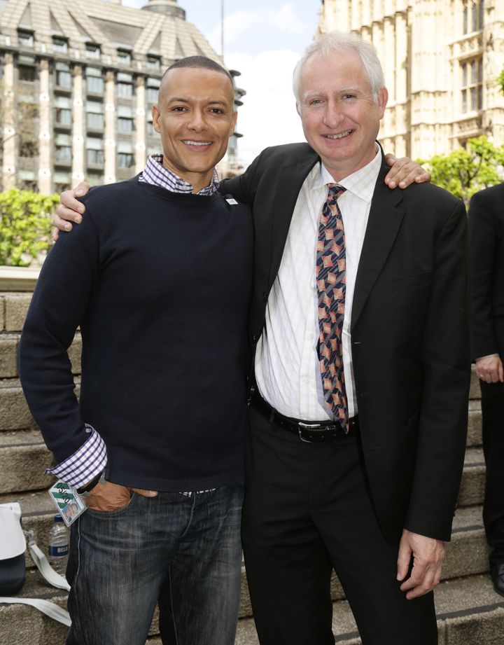 Daniel Zeichner (right) with Labour colleague Clive Lewis.