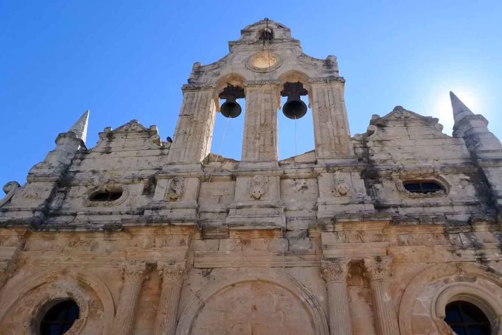<p>The Venetian baroque church at the Arkadi Monastery is a gem in its own right.</p>