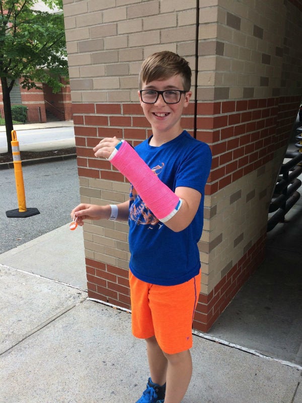 Next year, Caiden will start middle school and start dealing with changing out for gym.