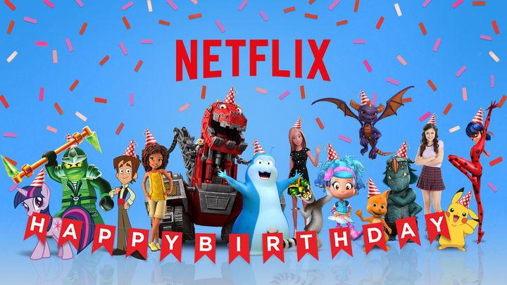 Netflix has released a series of two-minute videos featuring kids' favorite characters offering birthday greetings.
