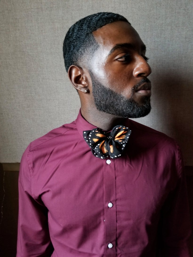 His signature Monarch Bowtie