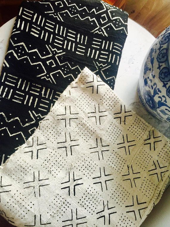 22 Ways To Decorate With Mud Cloth, The Trendy Textile That's