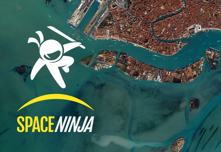 Michal’s visual for Space Ninja, a Silicon Valley startup that specializes in indexing satellite imagery.