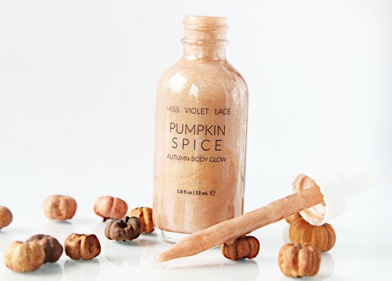 This Pumpkin Spice Shimmer Body Lotion