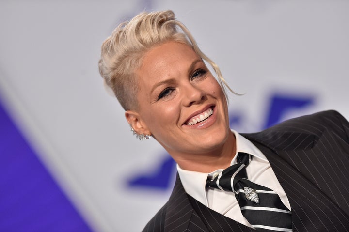 Pink's got a sense of humor about parenting. 