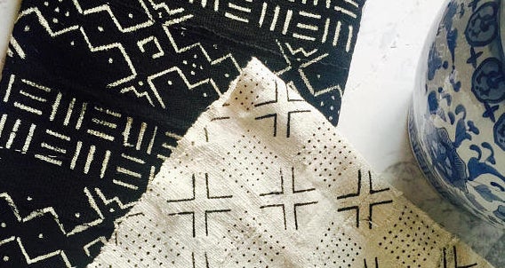 22 Ways To Decorate With Mud Cloth, The Trendy Textile That's