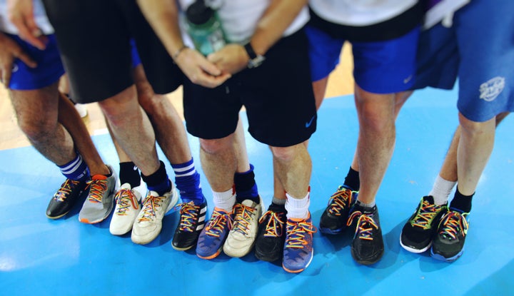 Queer Soccer Game in Skopje, Macedonia. 