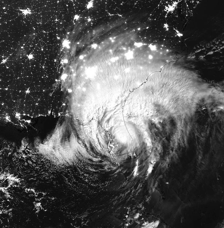 NASA-NOAA satellite captured this infrared night-time image of Hurricane Irma on Sept. 10