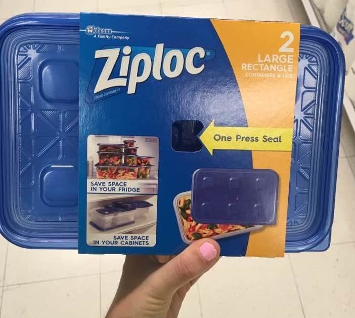 ZIPLOC LARGE RECTANGLE CONTAINER