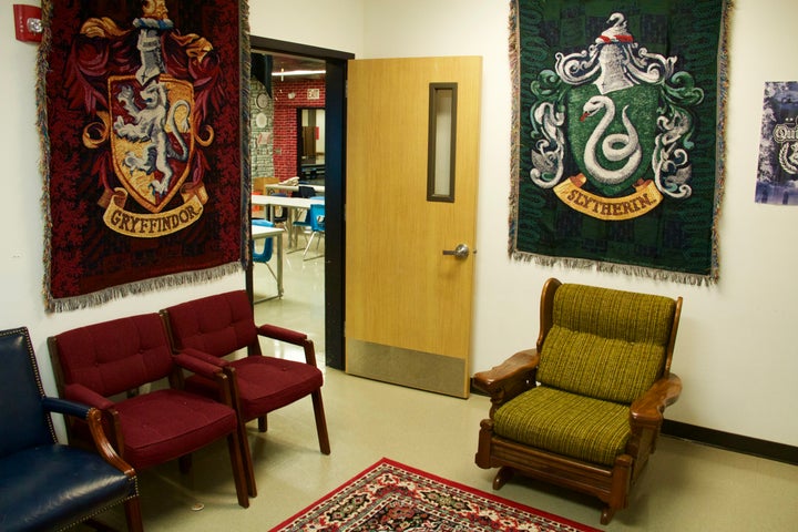 The teacher said his students loved the decor.
