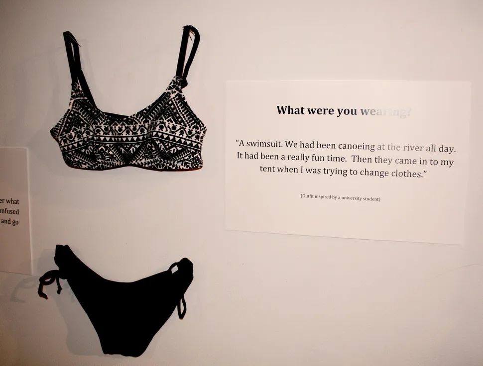Art Exhibit Powerfully Answers The Question 'What Were You Wearing?