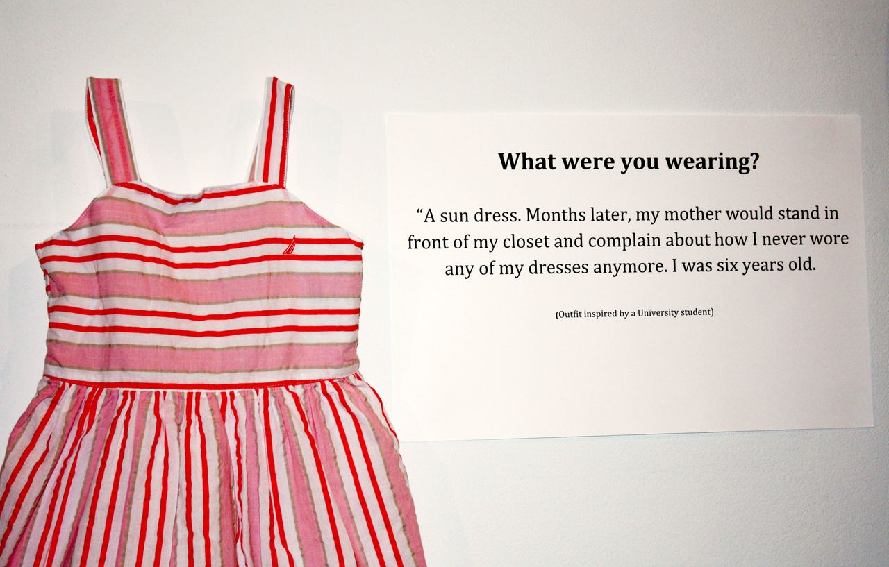 What were you wearing? "A sun dress. Months later, my mother would stand in front of my closet and complain about how I never wore any of my dresses anymore. I was six years old."