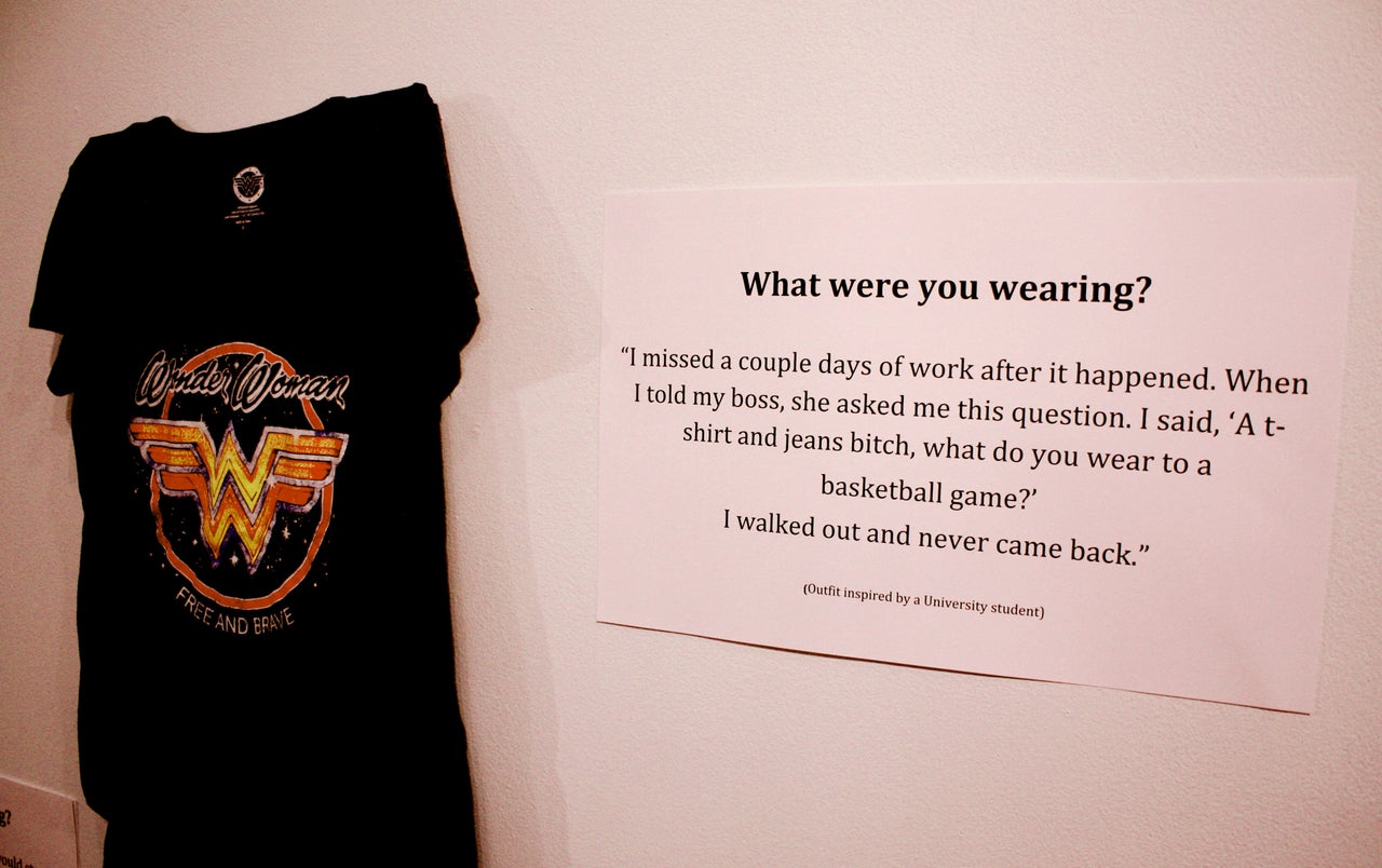 <strong>What were you wearing?</strong> "I missed a couple days of work after it happened. When I told my boss, she asked me this question. I said 'A T-shirt and jeans, bitch, what do you wear to a basketball game?' I walked out and never came back."