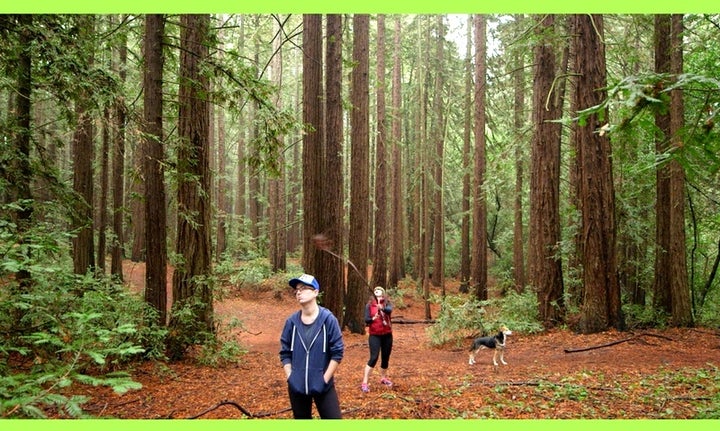 Nicole Opper & Kristan Cassady of The F Word with their dog, Rocky.