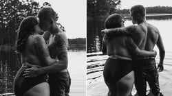 El poderoso mensaje de esta mujer y su prometido con esta sesión de fotos