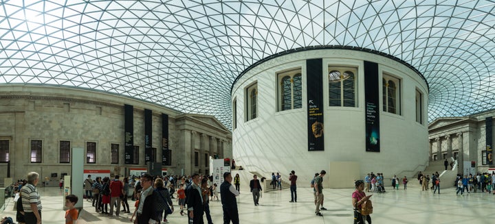 The Great Court at the British Museum in London.