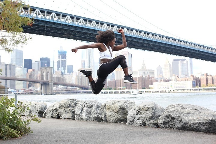 <p>Selena Watkins in action</p>