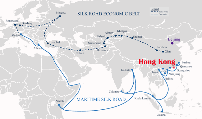 one belt one road hong kong