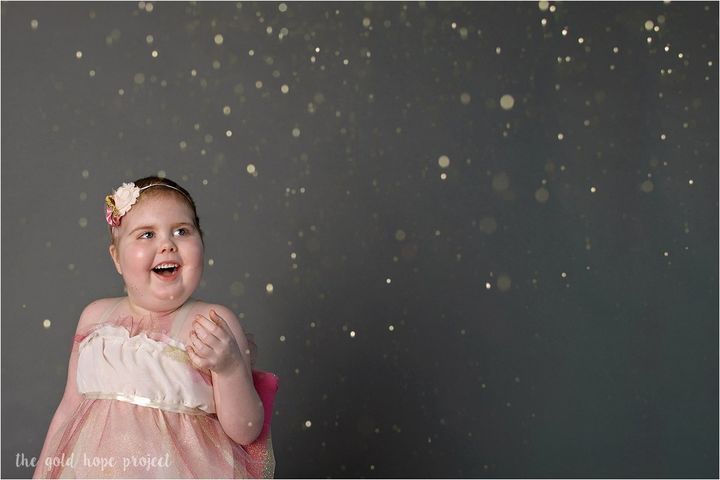 Dawson was inspired to create the Gold Hope Project after her daughter Ava’s 11-month fight against a terminal brain tumor known as diffuse intrinsic pontine glioma (DIPG)