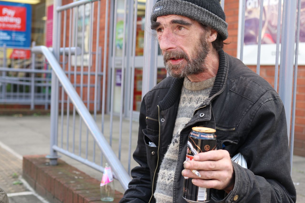 A homeless man on Holloway Road said he thought the area was more comfortable than other areas
