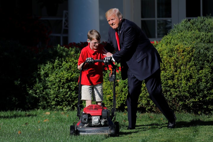 Trump couldn't resist offering Frank a little encouragement.