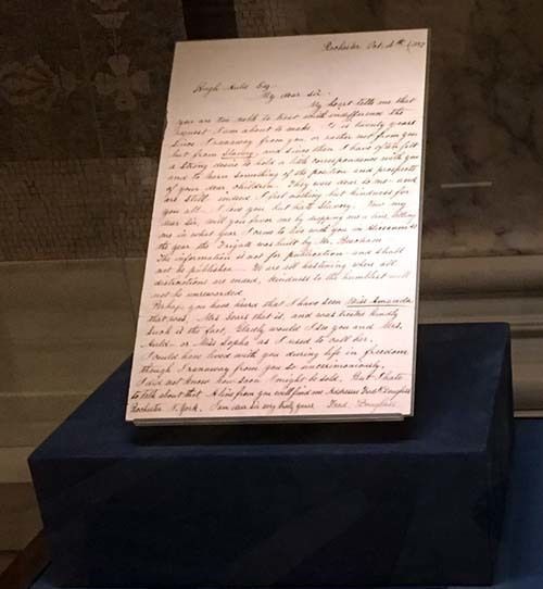 Frederick Douglass' letter to his former master (Abu-Fadil)