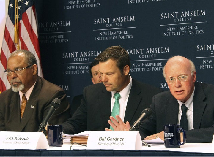 <p><em>Kris Kobach, named the “King of Voter Suppression” by the ACLU, leads President Trump’s election commission.</em> </p>