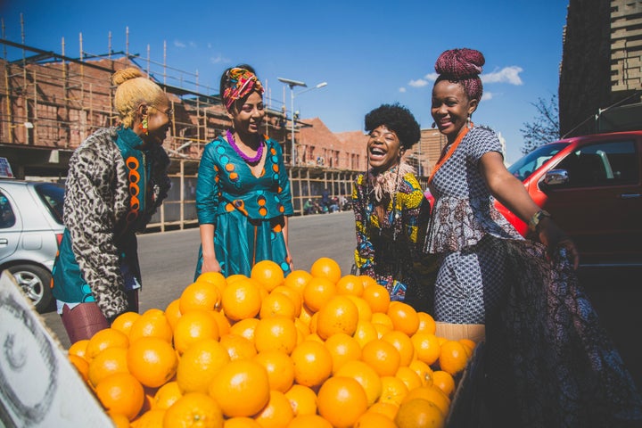 Image by Zash/Crafted MediaModels L to R: Danayi Chapfika, Eva, Chiedza Mahere, Raviro Mondo