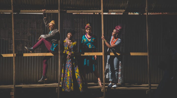 Image by Zash/Crafted MediaModels L to R: Danayi Chapfika, Chiedza Mahere, Eva, Raviro Mondo