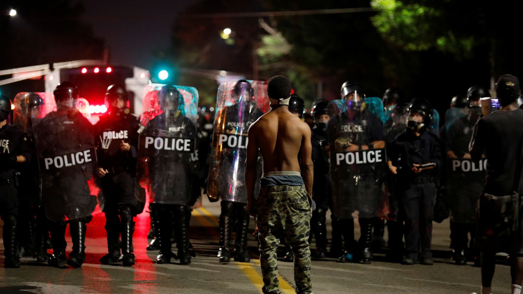 Police And Protesters Clash In St. Louis After Ex-Cop Is Acquitted Of Murde...