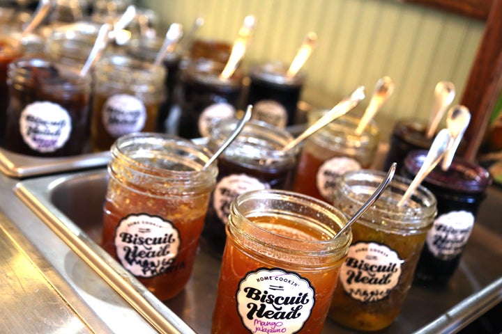 <p>Don’t miss the extensive jam bar</p>