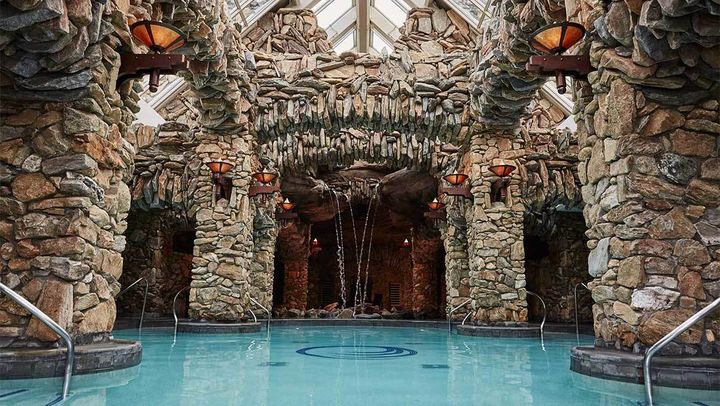 The 43,000 square foot underground spa is prioritized for hotel guests