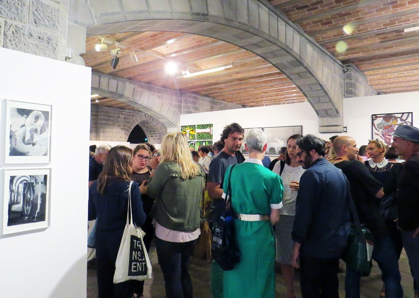 Zoocryptage opening reception, Crypte Sainte Eugénie, Biarritz.
