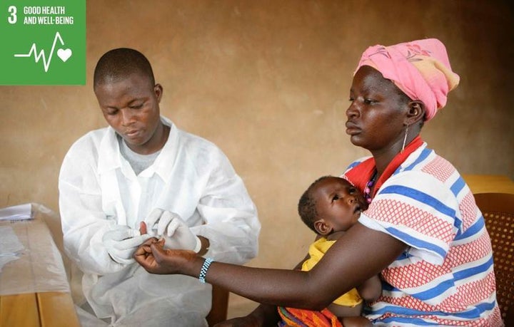 <p>SDG <em>Goal 3: Ensure healthy lives and promote well-being for all at all ages</em> </p>