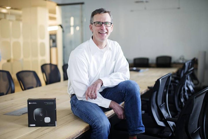 <p>Stuart Lombard, President and CEO of Ecobee </p>