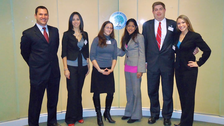 <p>Jonathan Kassa, Executive Director, Security On Campus, Inc. (SOC); Melissa Lucchesi, SOC’s Outreach Education Coordinator; Laura Dunn; Assistant Secretary Russlynn Ali; S. Daniel Carter, SOC’s Director of Public Policy; and Angela Rose, Executive Director of PAVE. U.S. Department of Education Headquarters, Washington, DC, December 22, 2010.</p>